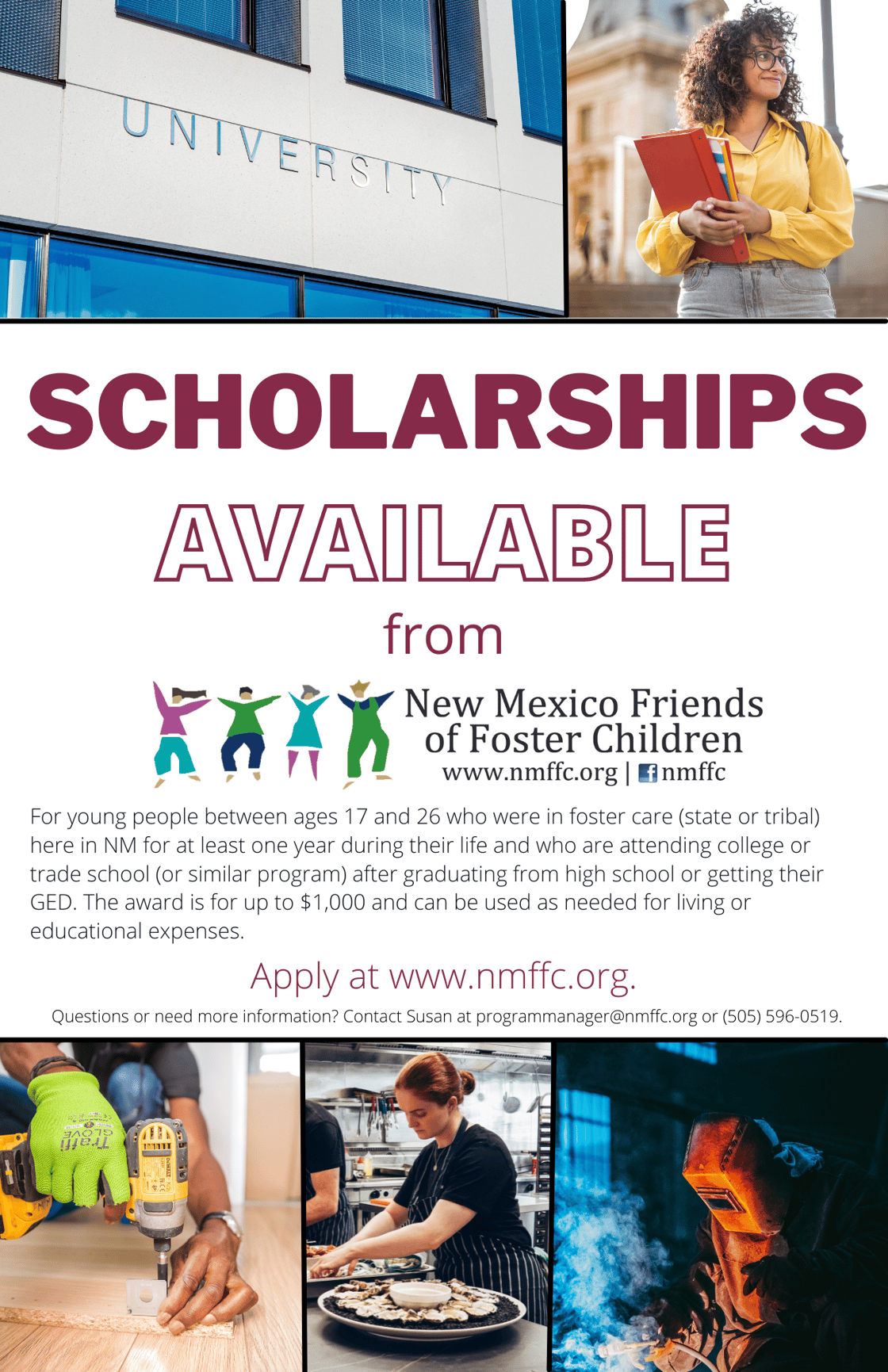 NMFFC Scholarships Flyer v1